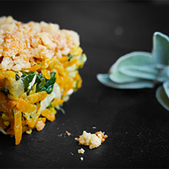 Crumble De Poulet Et Légumes Au Parmesan - Fourchette Academie