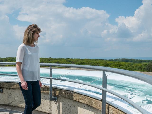 En haut du belvédère - Mont des Avaloirs