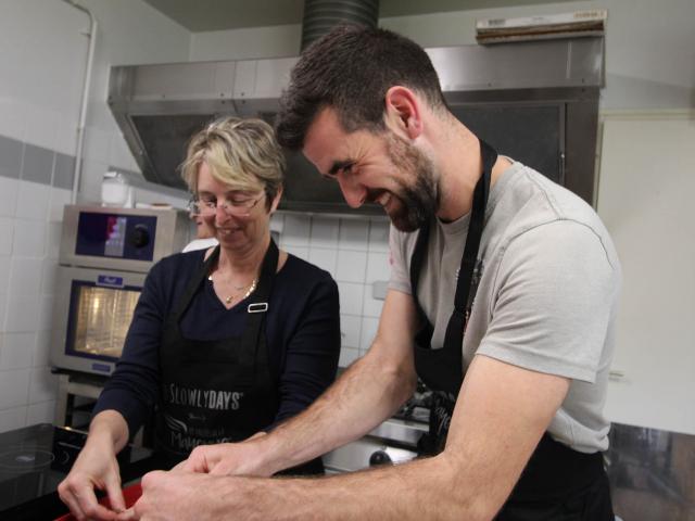 Atelier Cuisine Restaurant Le Beyel à Origné - Parmentier de Canard