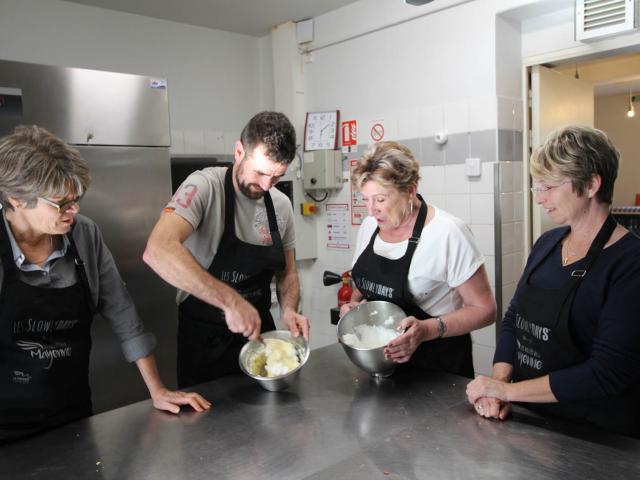 Atelier Cuisine Restaurant Le Beyel à Origné - soufflet