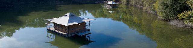 Echologia A Louverne Louverne - cabane sur l eau