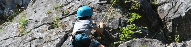 Escalade au Canyon de Saulges