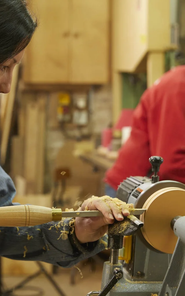 Herve Wales - Ebeniste - Atelier de l'abbaye - gouge