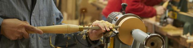 Herve Wales - Ebeniste - Atelier de l'abbaye - gouge