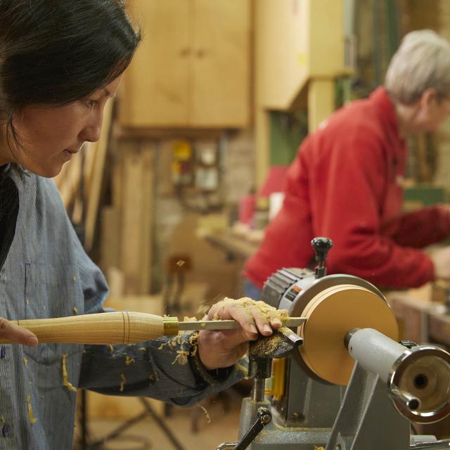 Herve Wales - Ebeniste - Atelier de l'abbaye - gouge