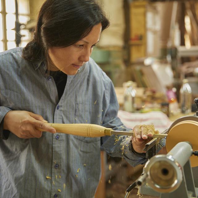 Atelier de l'Abbaye - Stage tournage sur bois - Gouge