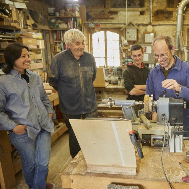 Herve Wales - Ebeniste - Atelier de l'abbaye - stage