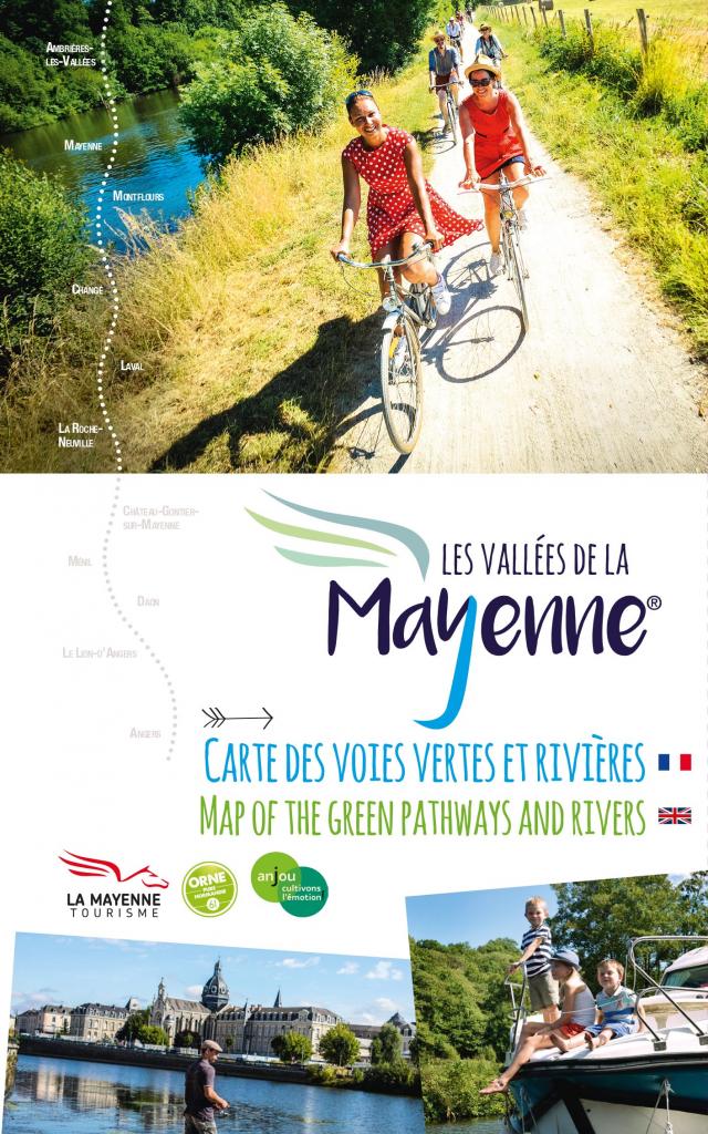 Carte des voies vertes mayenne