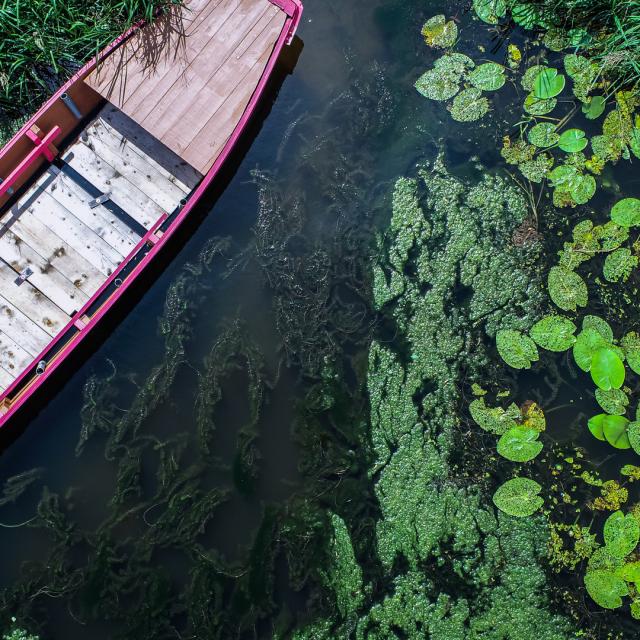 barque drone la Mayenne Rivières de l'ouest