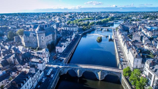 Laval drone la Mayenne Rivières de l'ouest