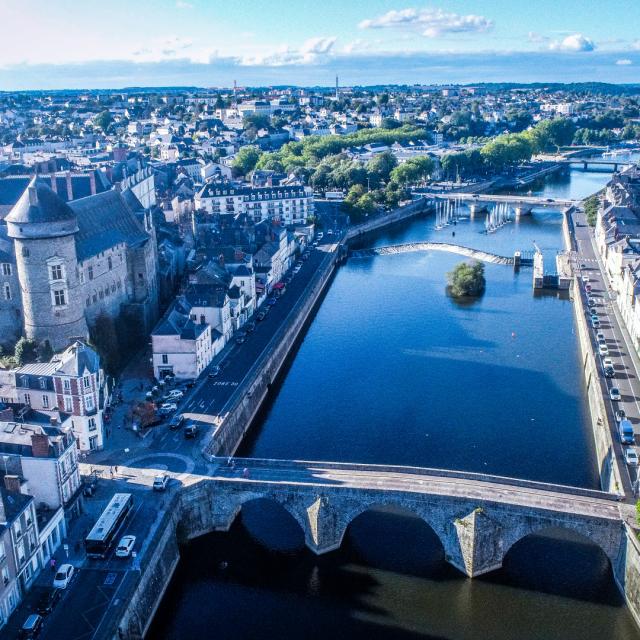 Laval drone la Mayenne Rivières de l'ouest