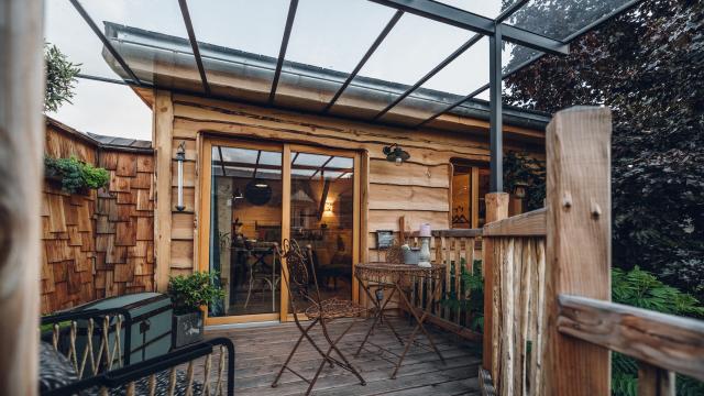 La Cabane Du Bon Chemin Laval (ville) Cp Mathieu Lassalle French Wanderers Mayenne Tourisme 1920px