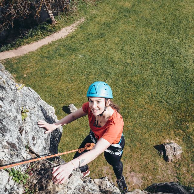 Escalade Au Canyon De Saulges ©mathieu Lassalle French Wanderers