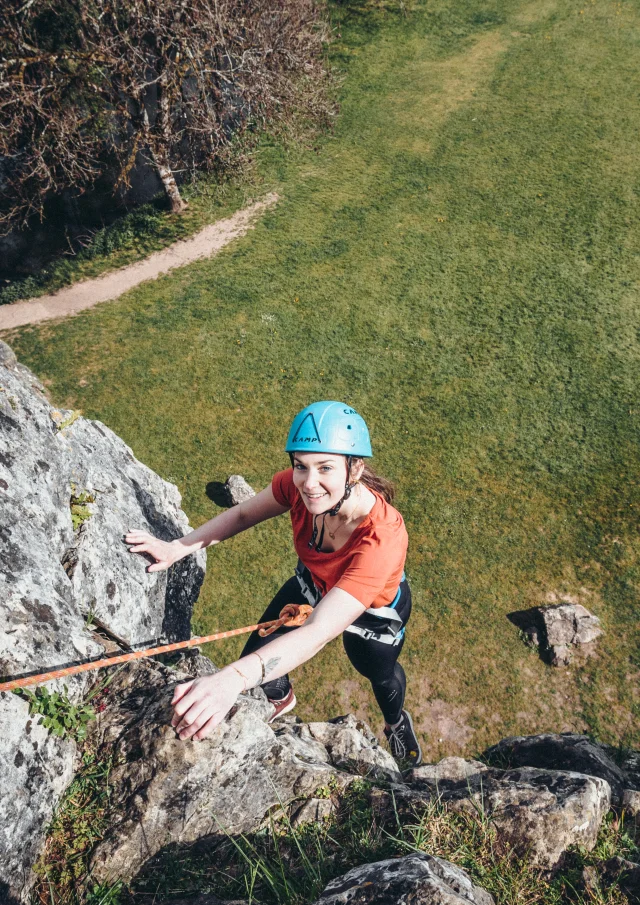 Escalade Au Canyon De Saulges ©mathieu Lassalle French Wanderers