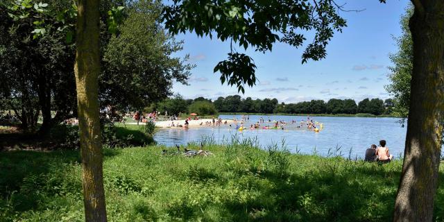 Baignade à La Rincerie en Mayenne