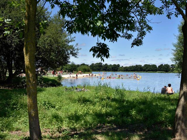 Baignade à La Rincerie en Mayenne