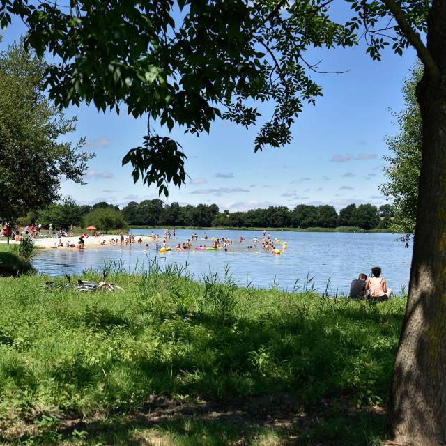 Baignade à La Rincerie en Mayenne